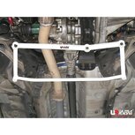 Front H-Brace 5 Point White Steel Mitsubishi Lancer Evolution Ultra Racing