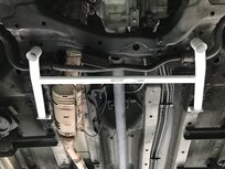 Vorne Domstrebe 4 Punkte Wei&szlig; Stahl Honda CR-V Ultra Racing