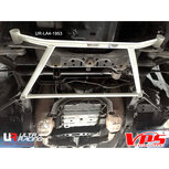 Vorne Domstrebe 4 Punkte Wei&szlig; Stahl Infiniti Nissan Ultra Racing