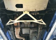 Vorne Domstrebe 7 Punkte Wei&szlig; Stahl Lexus Toyota Ultra Racing