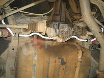 Barre stabilisatrice arri&egrave;re blanche en acier 19 mm Mazda RX-7 Ultra Racing