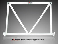 Avant barre de renfort 4 points en acier blanc Honda Accord Ultra Racing