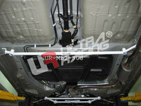 Untere mittlere Halterung aus wei&szlig;em Stahl Honda Jazz Ultra Racing