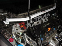 Avant barre de renfort en acier blanc Honda Civic Ultra Racing