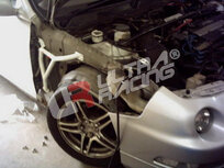 Kotfl&uuml;gelhalterung 3 Punkte Wei&szlig; Stahl Honda Integra Ultra Racing