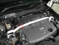 Front Strut Brace White Steel Lexus IS250 IS350 Ultra Racing