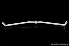 Barre de plancher centrale 2 points en acier blanc Suzuki Swift Ultra Racing