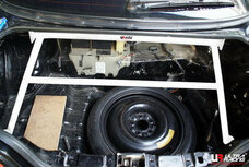 Rear Strut Brace 4 Points White Steel Nissan Skyline Ultra Racing