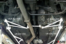 Side Bars 3 Points White Steel Nissan Skyline Ultra Racing