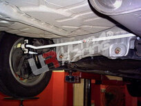 Rear Stabilizer Bar White 16mm Steel Mitsubishi Lancer Ultra Racing