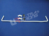 Rear Stabilizer Bar White 19mm Steel Mitsubishi Lancer Ultra Racing