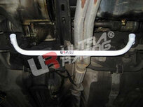 Front Lower Strut Brace Adjustable White Steel Honda Accord Ultra Racing