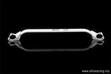 Front Strut Brace White Steel Honda Accord Ultra Racing