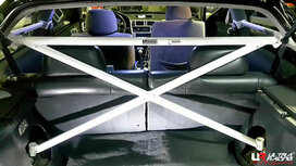 X-Bar 4 Punkte Wei&szlig; Stahl Honda Civic Ultra Racing