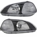 Headlights JDM style (manual) DEPO Honda Civic