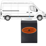 Zijbekleding voorstijl met lamp Nissan Interstar Opel Movano Renault Master