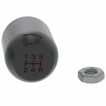 Schaltknauf Type R (5V) &ndash; Schwarz/Chrom US-Racing