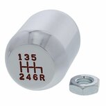 Schaltknauf Type R (6v) &ndash; Silber US-Racing