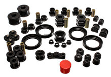 SI kit complet de silentblocs - Noir Energy Suspension Honda Civic