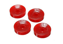 Achterste Upper Shock rubberset - Rood Energy Suspension Honda Civic