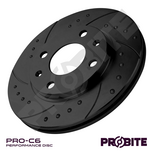 Disques de frein C6 essieu arri&egrave;re Probite Toyota Avensis