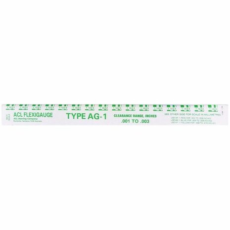 Flexigauge 1 (RG-1) (Green) .025 - .076mm ACL