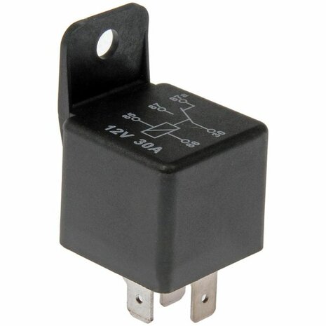 Relais, universeel 5-pins 30 Amp 12 Volt Dorman