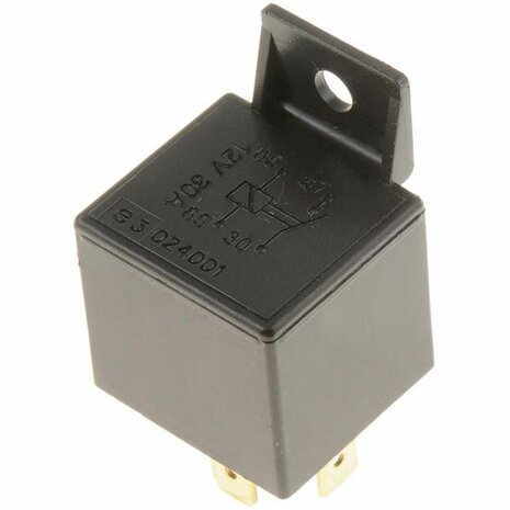 Relais, universeel 4-pins 30 Amp 12 Volt Dorman