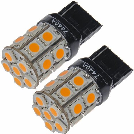 T20 WY21W lamp SMD LED - Orange Dorman