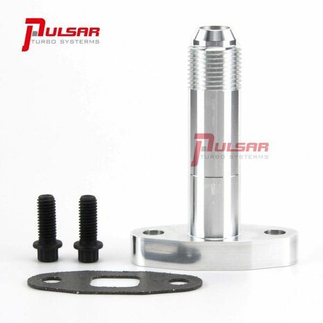 10 AN Extended Oil Drain Flange Install Kit for Precision PTE Garrett T4 Turbo Pulsar Turbo Systems