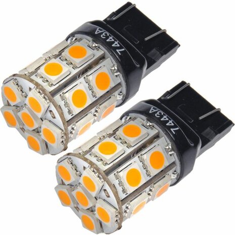 Lampe T20 WY21/5W SMD LED - Orange Dorman