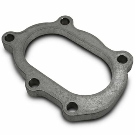 Downpipe flens voor GT25R/GT28R/GT30R 5-bouts - 1018 Staal Vibrant Performance