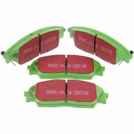 Front brake pads - Greenstuff EBC Honda