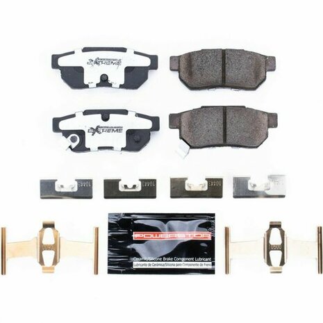 Z26 Street Warrior Rear Brake Pads - Carbon-Fiber Ceramic Power Stop Honda