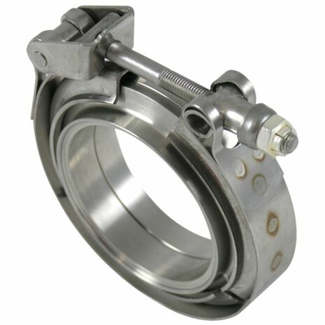 V-band kit T304 RVS - &Oslash;76mm/3.00&#039;&#039; Vibrant Performance