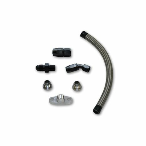 Turbo-&Ouml;lr&uuml;cklaufsatz T3, T3/T4, T04 &ndash; 20&quot;/50,8 cm Vibrant Performance