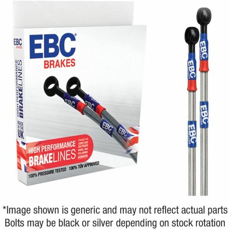 Remslangen RVS gevlochten EBC Honda