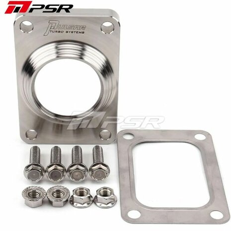 Billet-&Uuml;bergangsflansch, Hardware-Kit f&uuml;r einfache Installation im Lieferumfang enthalten &ndash; T6 offen f&uuml;r Rohre mit 2,5 Zoll Au&szlig;endurchmesser Pulsar Turbo Systems