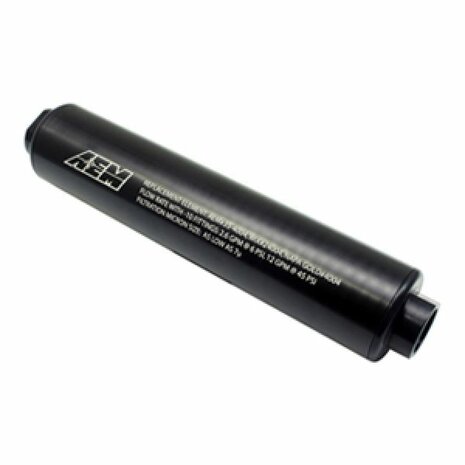 High Flow -10 AN brandstoffilter (universeel) AEM Electronics