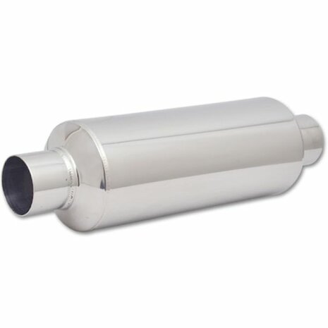 Bottle style intermediate silencer 5&#039;&#039; - 2x &Oslash;63.5mm/2.5&#039;&#039; Vibrant Performance