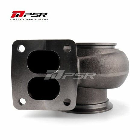 Bo&icirc;tier de turbine pour turbos s&eacute;rie 400 - 96 x 88 mm - T6 divis&eacute; en bande V 1,58 Pulsar Turbo Systems