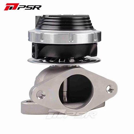 Externes Wastegate mit 2 Schrauben und Flansch &ndash; 38 mm &ndash; Schwarz Pulsar Turbo Systems
