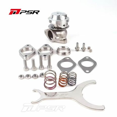 2 bolt Flange External Wastegate - 38mm - Silver Pulsar Turbo Systems
