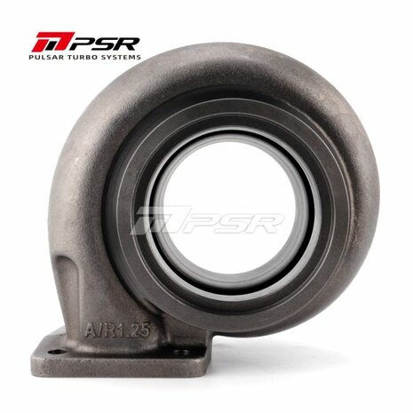 Bo&icirc;tier de turbine pour turbos s&eacute;rie 400 - 96 x 88 mm - T4 divis&eacute; en bande V 1,25 Pulsar Turbo Systems