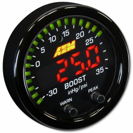 Ladedruckanzeige -30-35psi / -1-2,5bar AEM Electronics X-Series