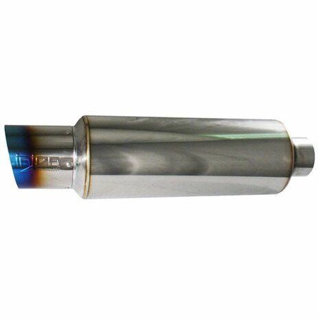 Silencieux d&#039;extr&eacute;mit&eacute; universel inox 3&#039;&#039; - Embout Titane Injen