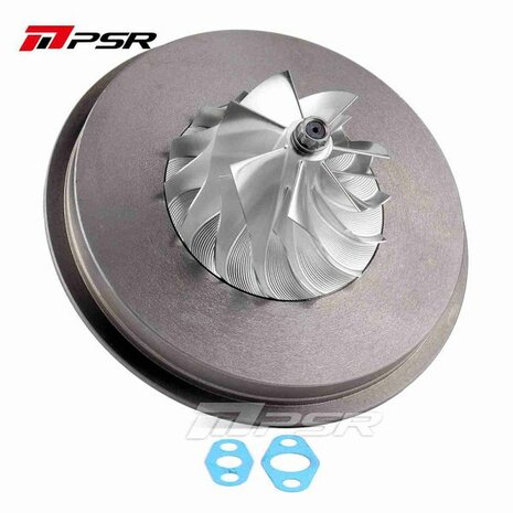 400Series Journal Bearing Turbocharger CHRA - Turbine Wheel 83x74 - Compr.Wheel 75x101mm 7+7 Blade Pulsar Turbo Systems