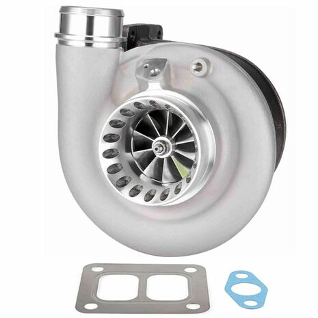 S372 950HP GEN2 Journal Bearing Turbo - Standard - 80x73mm - T4 Divided .91 V-Band Pulsar Turbo Systems
