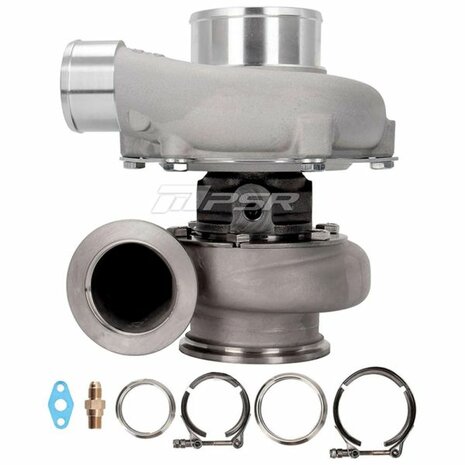 GTX2867R GEN2 TURBO &Agrave; ROULEMENT &Agrave; BILLES - Standard - Double bande en V en acier inoxydable .82 - Sans actionneur Pulsar Turbo Systems
