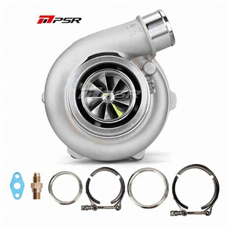 3076 GEN2 750 PS Doppelkugellager-Turbo &ndash; Standard &ndash; .64 Edelstahl-Doppel-V-Band Pulsar Turbo Systems